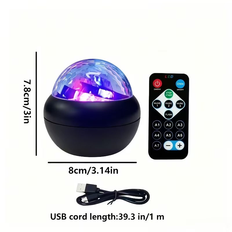 Proyector Galaxia  Starry Sky 360° con Efecto Aurora LED y Mando a Distancia
